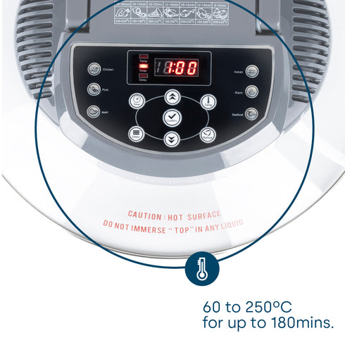 Deluxe 17L Halogen Oven - Grey